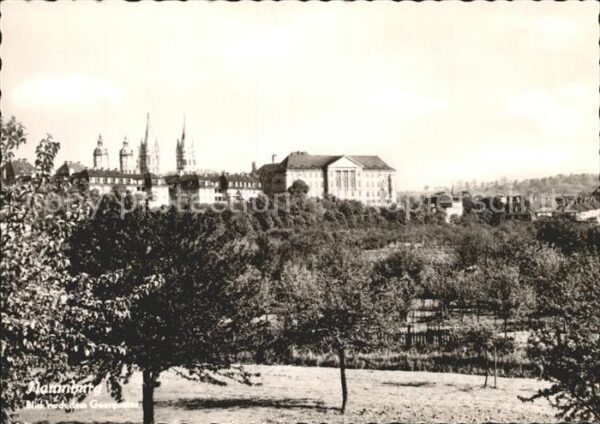 Naumburg Saale Blick nach dem Georgentor Dom