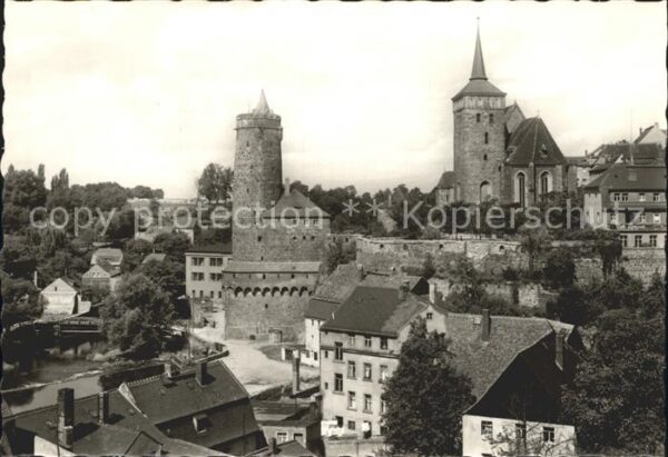 Bautzen Alte Wasserkunst an der Spree Michaelis