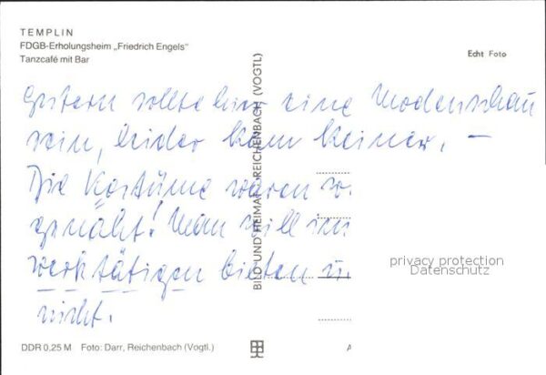 Templin FDGB Erholungsheim Friedrich Engels Tan – Bild 2