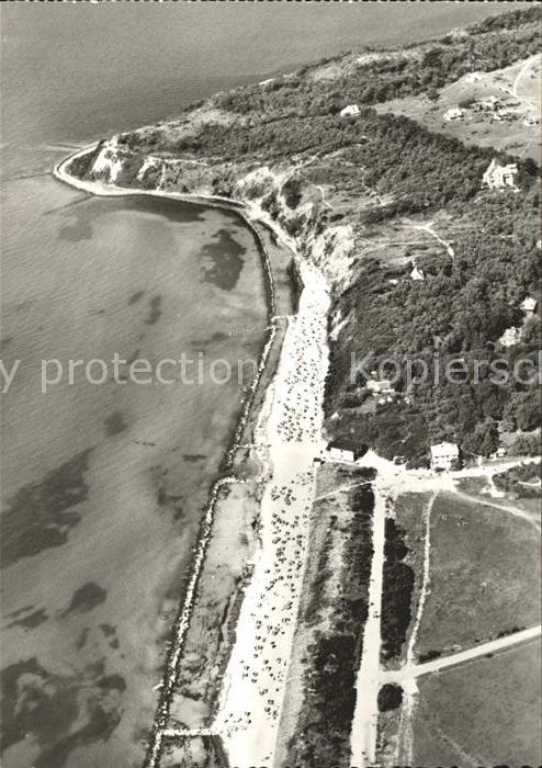 Kloster Hiddensee Steilküste Badestrand Fliegeraufnahme