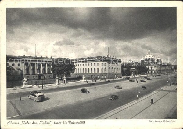 Berlin Strasse Unter den Linden Universität Re