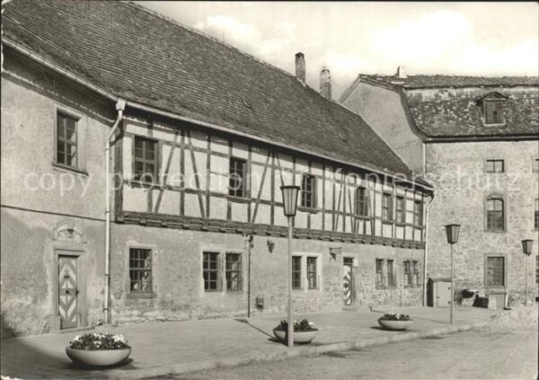 Kapellendorf Gaststätte im Innenhof der Wasserburg