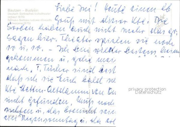 Bautzen Deutsch Sorbisches Volkstheater Wassers – Bild 2