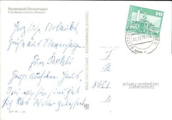 Stavenhagen Fritz Reuter Literatur Museum – Bild 2