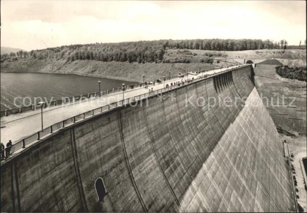 Wendefurth Rappbode Talsperre Sperrmauer