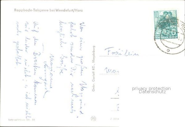 Wendefurth Rappbode Talsperre Sperrmauer – Bild 2