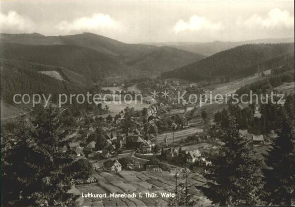 Manebach Panorama Luftkurort Thüringer Wald
