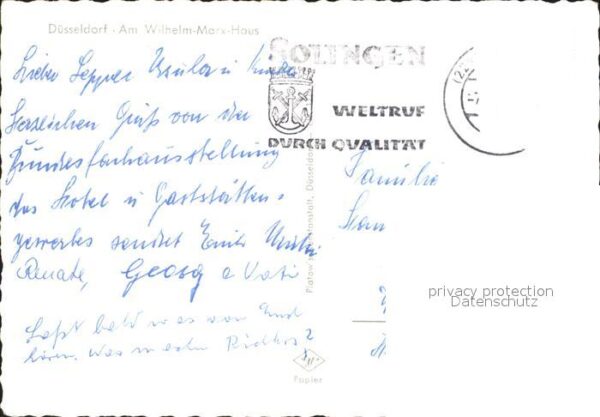 Duesseldorf Partie am Wilhelm Marx Haus – Bild 2