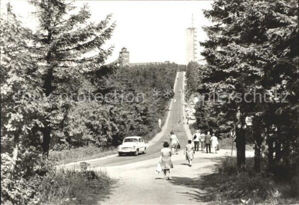 Oberwiesenthal Erzgebirge Wetterwarte Fichtelberghaus Wintersport