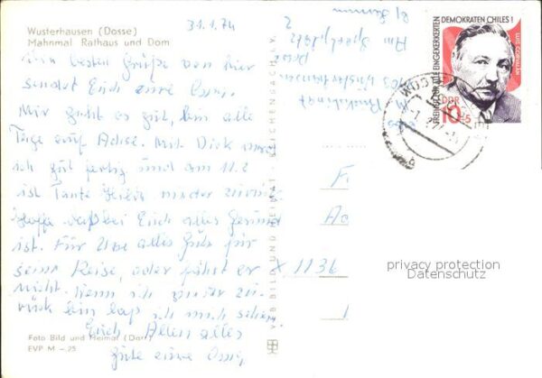 Wusterhausen Dosse Mahnmal Rathaus Dom – Bild 2
