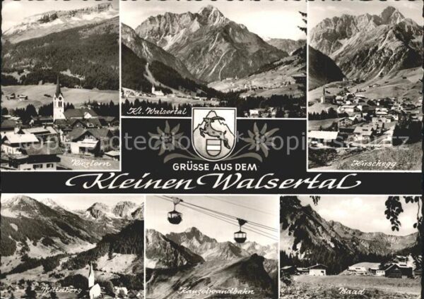 Kleinwalsertal mit Riezlern Hirschegg Baad Mittelberg