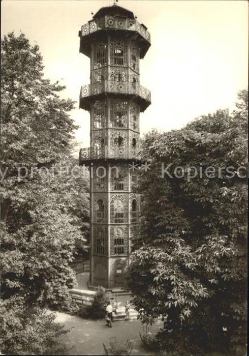 Loebau Sachsen Aussichtsturm auf dem Löbauer Berg