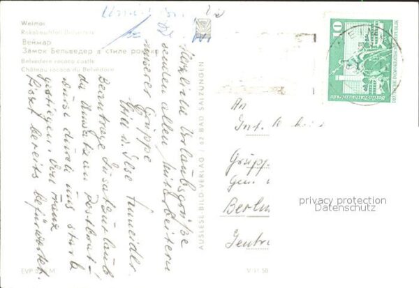 Weimar Thueringen Rokokoschloss Belvedere – Bild 2