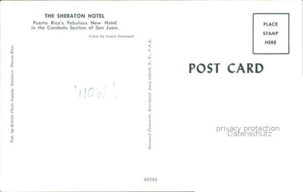 San Juan Puerto Rico Sheraton Hotel Swimming Pool – Bild 2