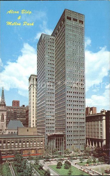Pittsburgh Aloca Building Mellon Park Skyscraper