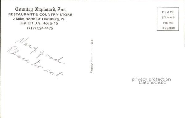 Lewisburg Pennsylvania Country Cupboard Restaurant Country Sto – Bild 2
