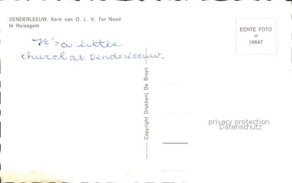 Denderleeuw Kerk van OLV Ter Nood te Huisegem – Bild 2