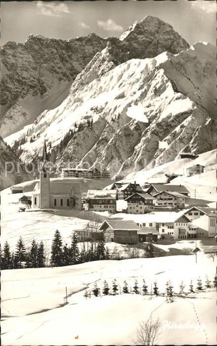Hirschegg Kleinwalsertal Vorarlberg Ortsansicht