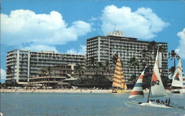 Waikiki Reef Hotel Strand Segelpartien