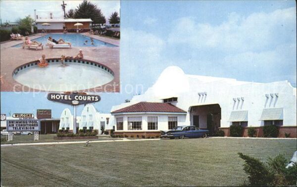 Dallas Texas Alamo Plaza Hotel Courts Swimmingpool