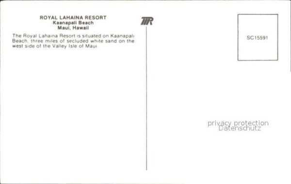 Maui Hawaii Royal Lahina Resort Kaanapali Beach Fli – Bild 2