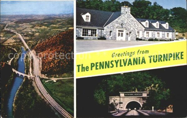 Pennsylvania Turnpike Highway Juniata River Howart Johnsons R