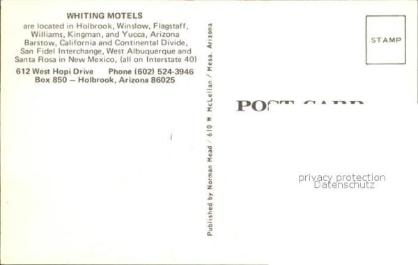 Holbrook Arizona Whiting Motels – Bild 2