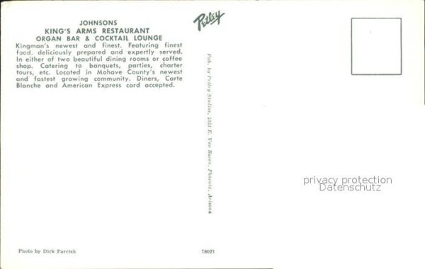 Kingman Arizona Johnsons Kings Arms Restaurant – Bild 2