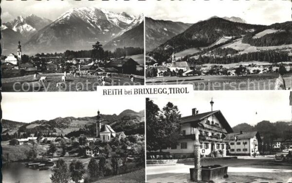 Reith Brixlegg Ortsansicht Panorama Kirche Dorfpartie