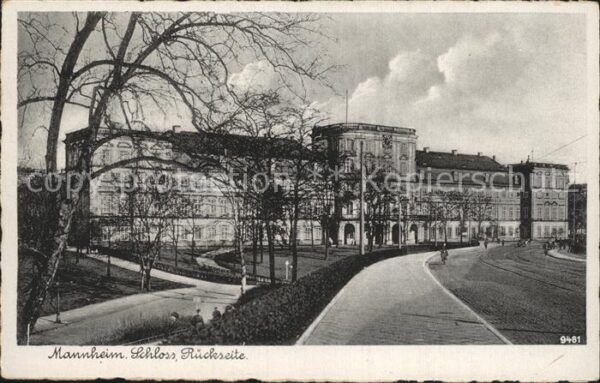 Mannheim Schloss Rückseite