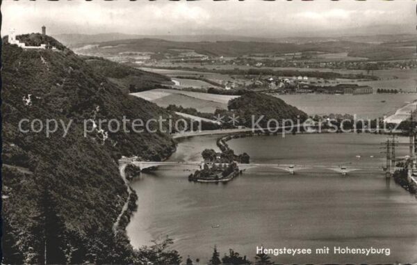 Hengstey Hengsteysee mit Hohensyburg