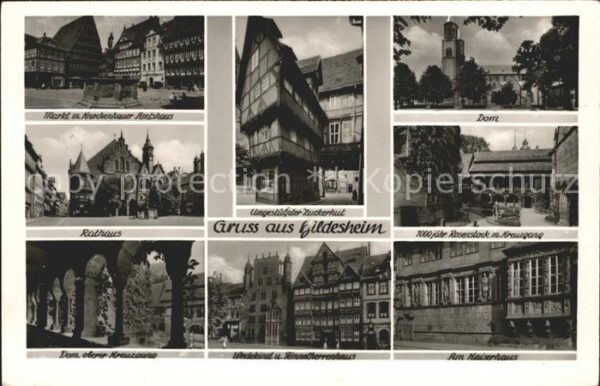 Hildesheim Markt Knochenhauer Amtshaus Umgestülpte
