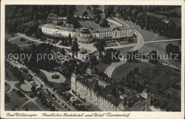 Bad Wildungen Staatl Badehotel und Hotel Fürstenschlo