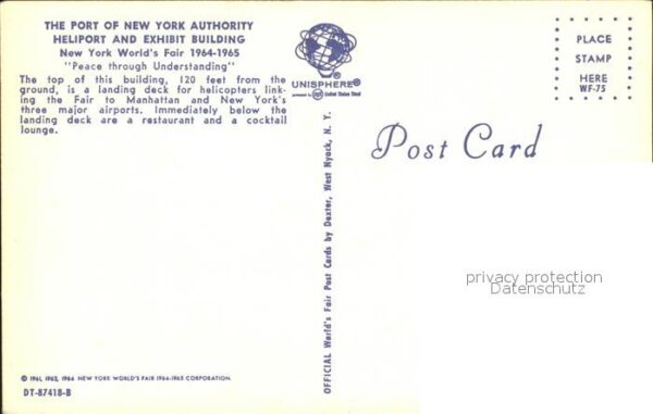 New York City Worlds Fair 64 Heliport and Exhibit Bui – Bild 2