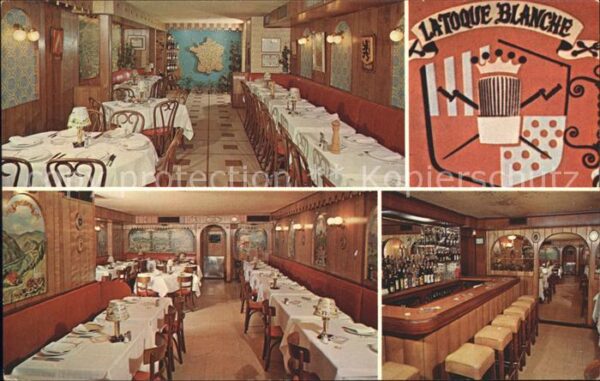 New York City La Togue Blanche Restaurant Francais Ba