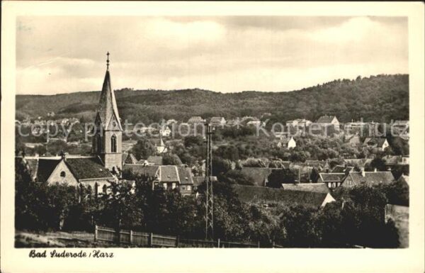 Bad Suderode Ortsansicht Kirche