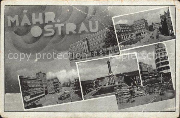 Maehrisch-Ostrau Ostrava Teilansichten