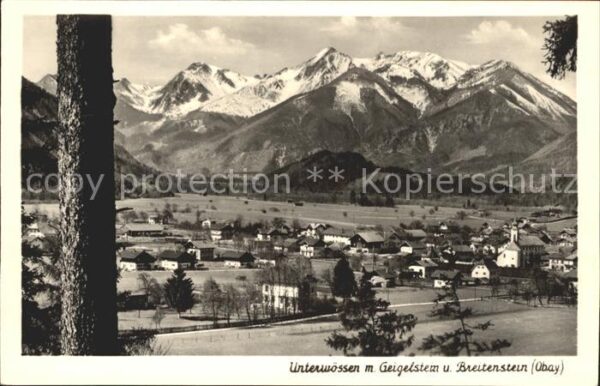 Unterwoessen mit Geigelstein und Breitenstein