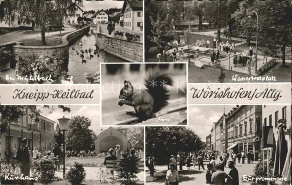 Bad Woerishofen Mühlbach Wassertretplatz Kurhaus Eichhö