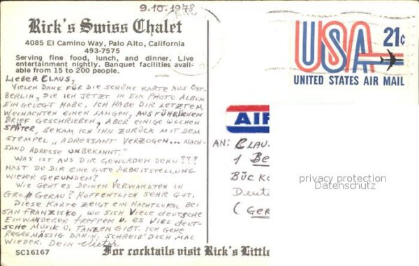 Palo Alto Ricks Swiss Chalet Gastraum Theke – Bild 2