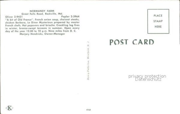Rockville Maryland Normandy Farm Gastraum – Bild 2