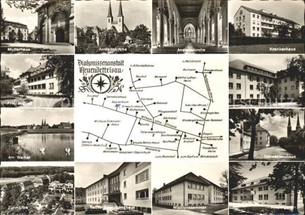 Neuendettelsau Diakonissenanstalt Krankenhaus Heim Kir