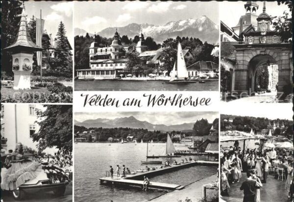 Velden Woerthersee Teilansichten Alpenblick Badesteg Torbo