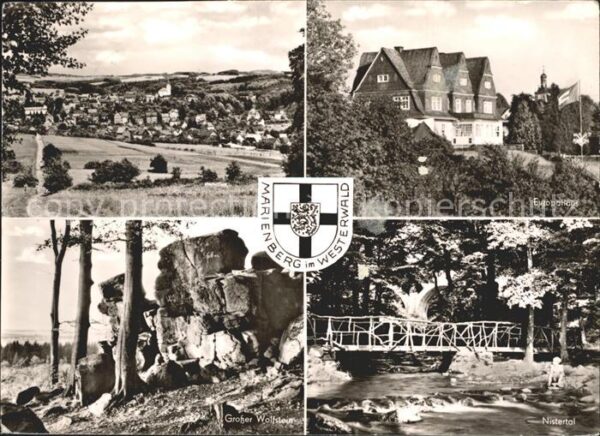 Marienberg Westerwald Panorama Europahaus Grosser Wolfstein F