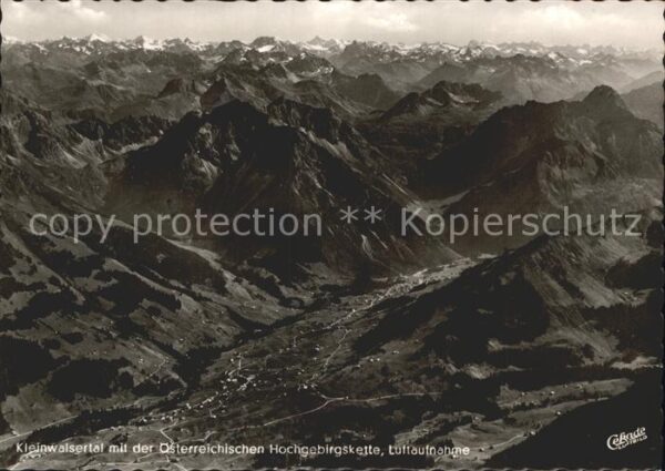 Kleinwalsertal mit der Österreichischen Hochgebirgsket