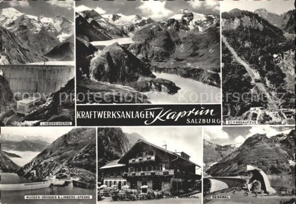 Kaprun Kraftwerksanlagen Stausee Limbergsperre