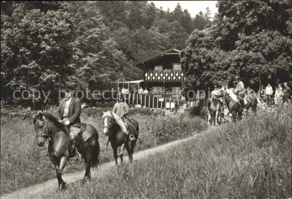 Wernigerode Harz HO Gaststätte Christianental Reittouris