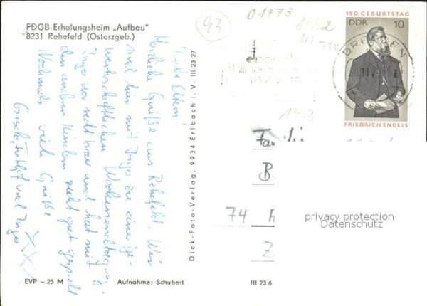 Rehefeld-Zaunhaus FDGB Erholungsheim Aufbau – Bild 2