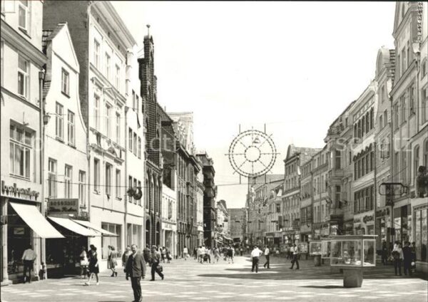 Rostock Kröpeliner Strasse Fussgängerzone
