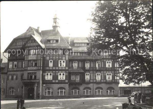 Schwarzburg Thueringer Wald Reichsbahn Erholungsheim Ernst Thälmann
